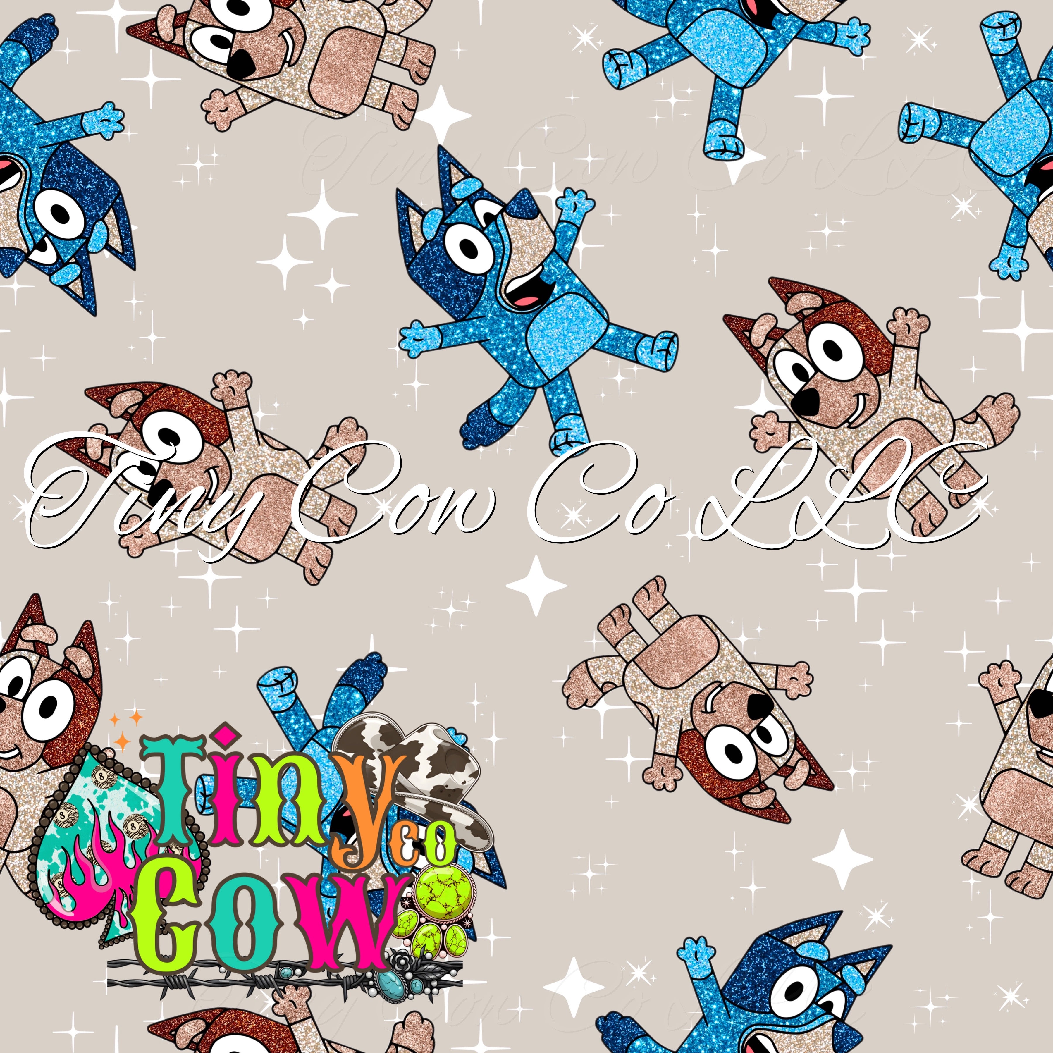 Tan Sparkle Bluey