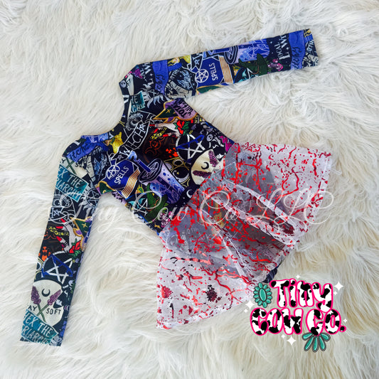 18-24m Spooky Season Skirted Leo