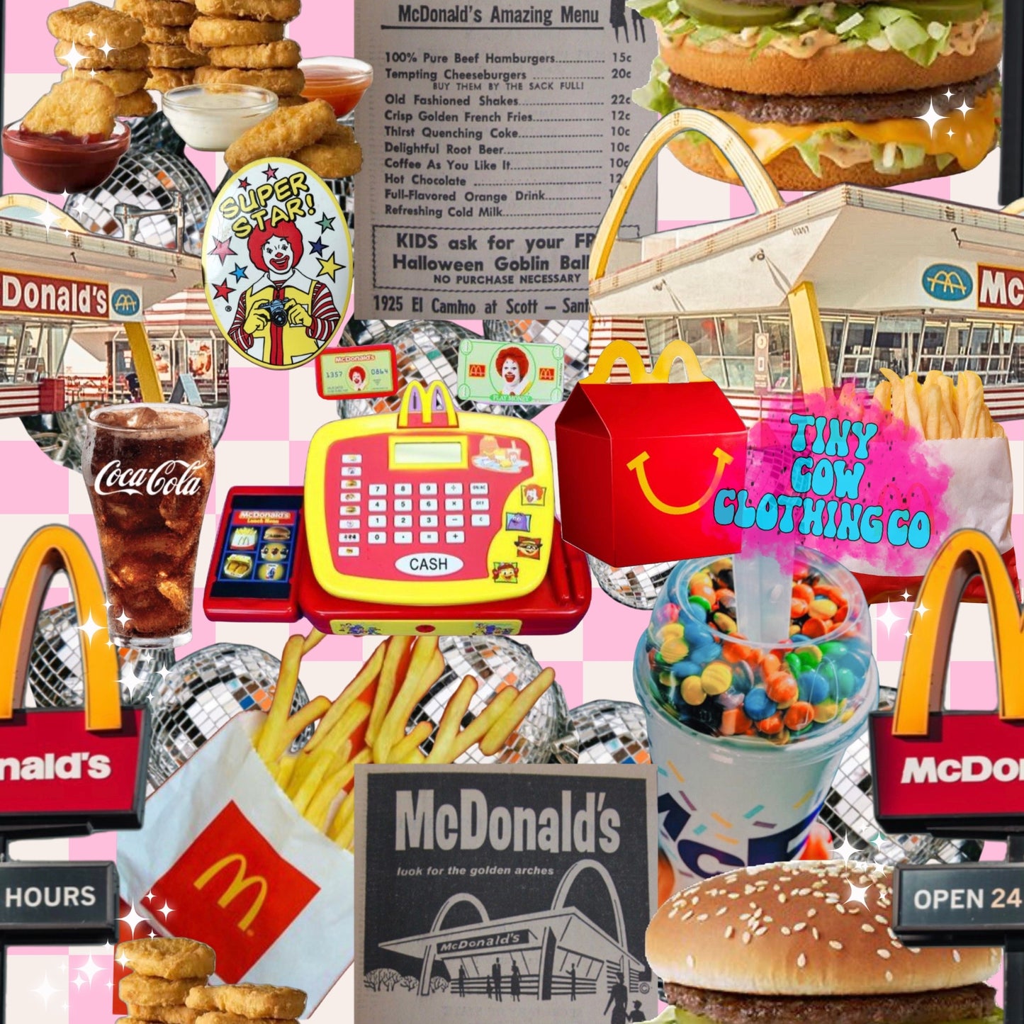 McDonalds Collage Aria Dress