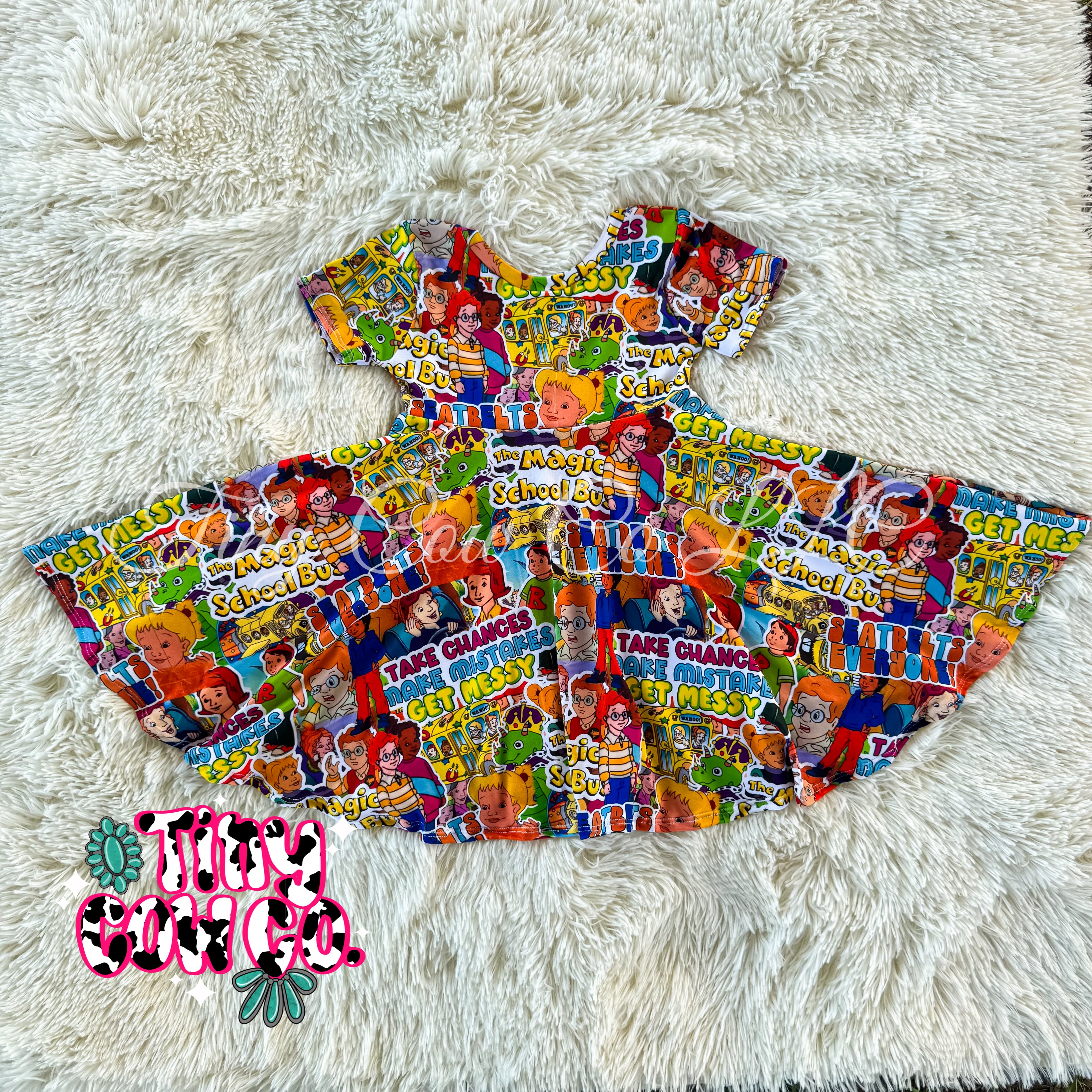 4t Magic School Bus Twirl Dress