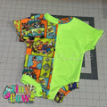 6/9m Colorblock Scooby Tee Romper
