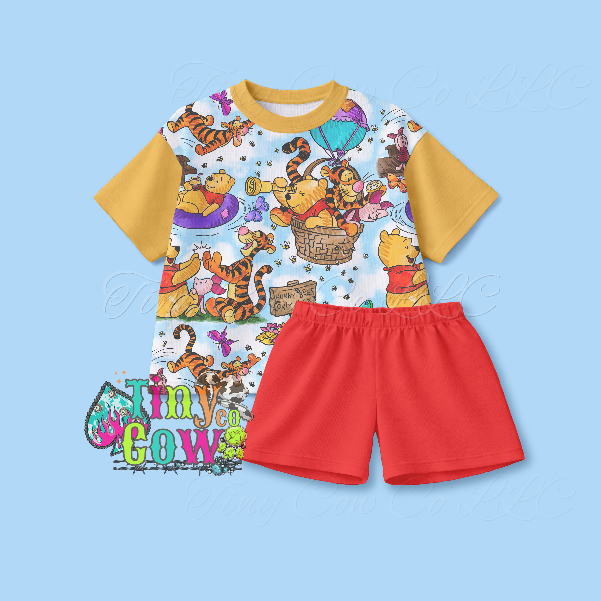 Pooh Clouds Comfy Set