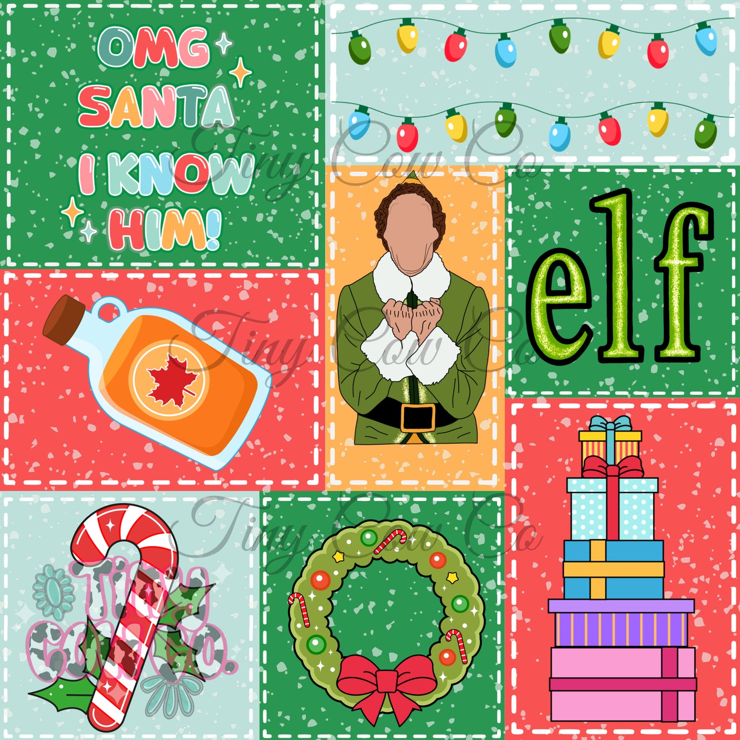 Elf Christmas Patchwork MTO
