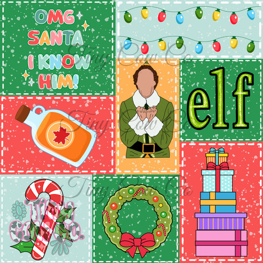 Elf Christmas Patchwork MTO