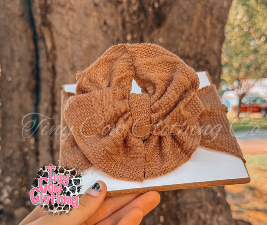 Fall Leaves Messy Bow (Baby Size)