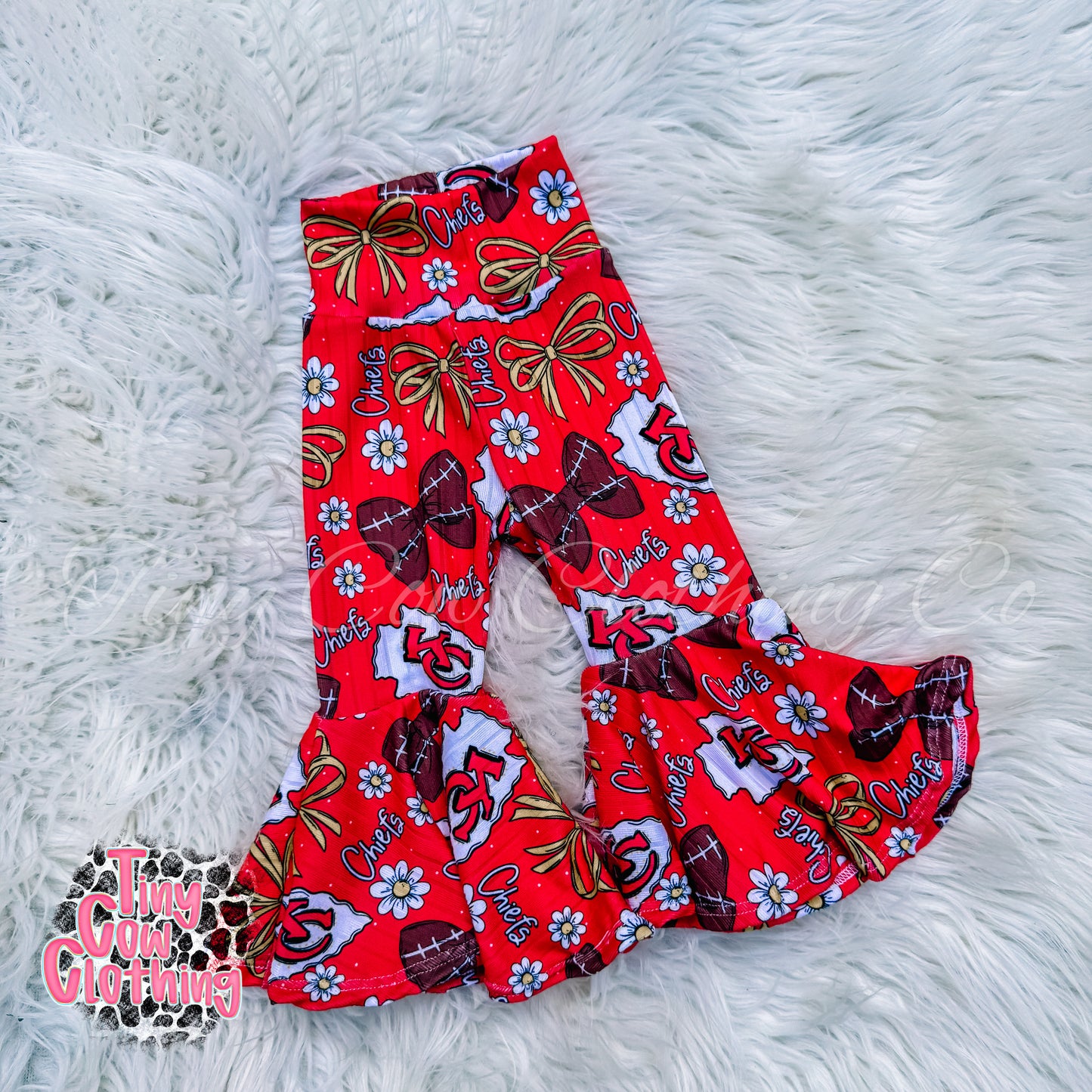 0-3m Chiefs Bell Bottoms