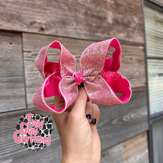Barbie Glitter Ribbon Bow