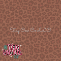 Brown Leopard Denim