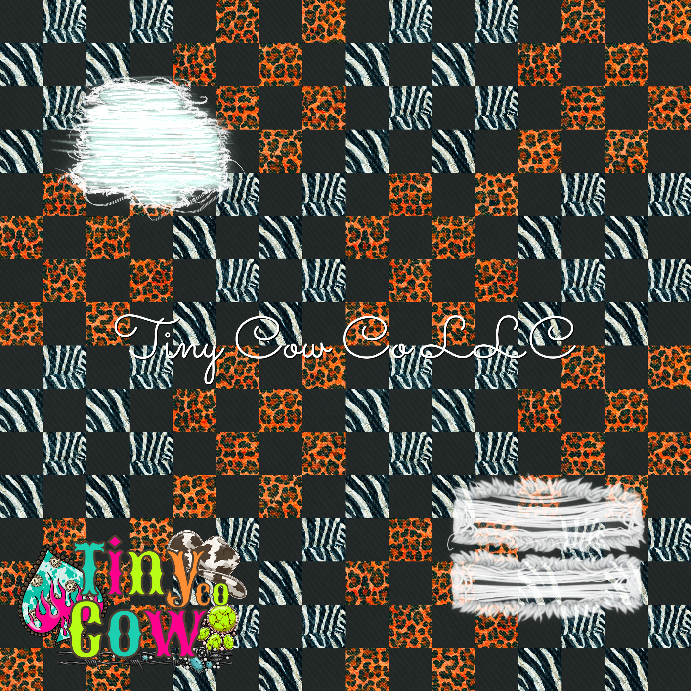 Leopard Zebra Checkers