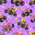 Purple Spongbob Monster Trucks