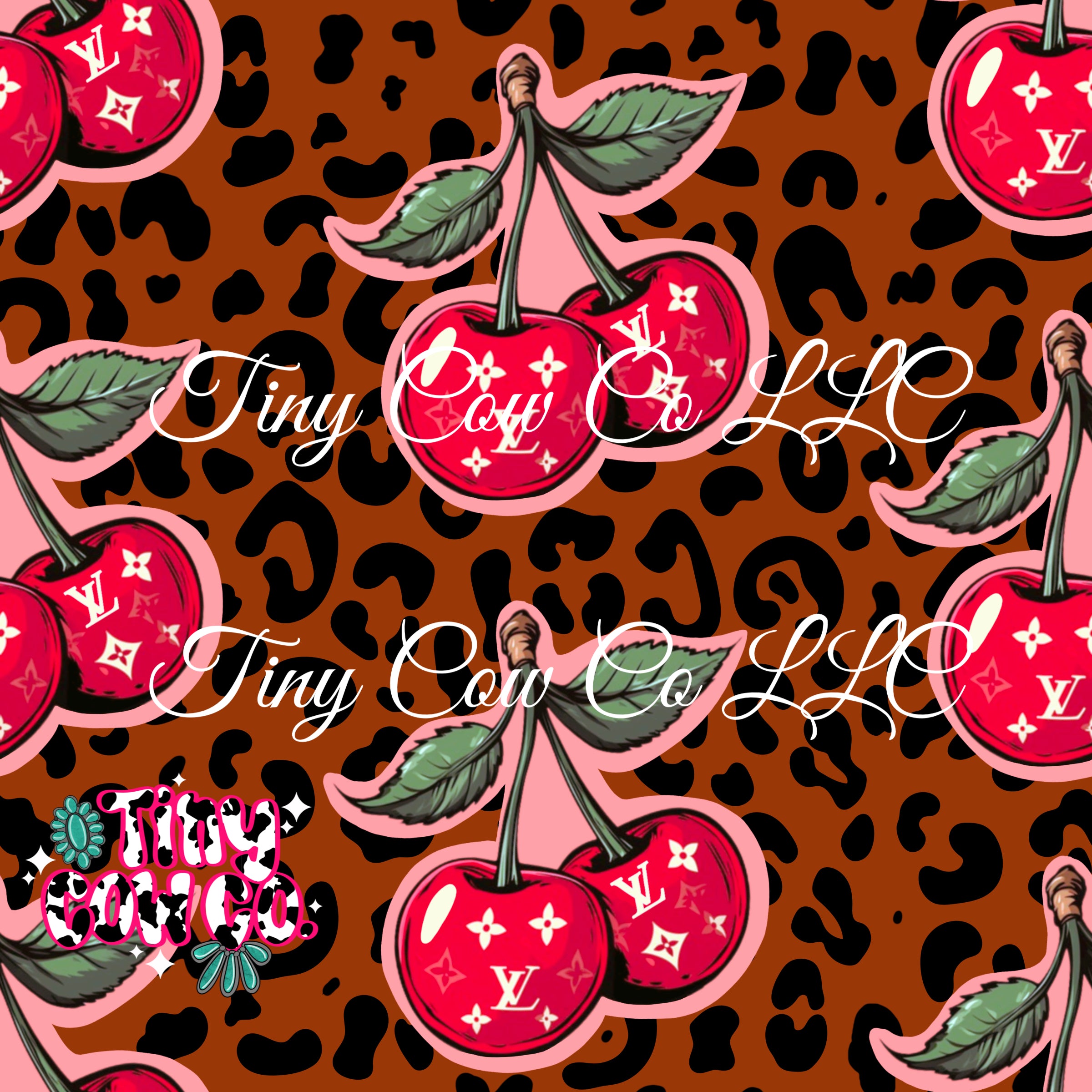Louie Cherries Leopard