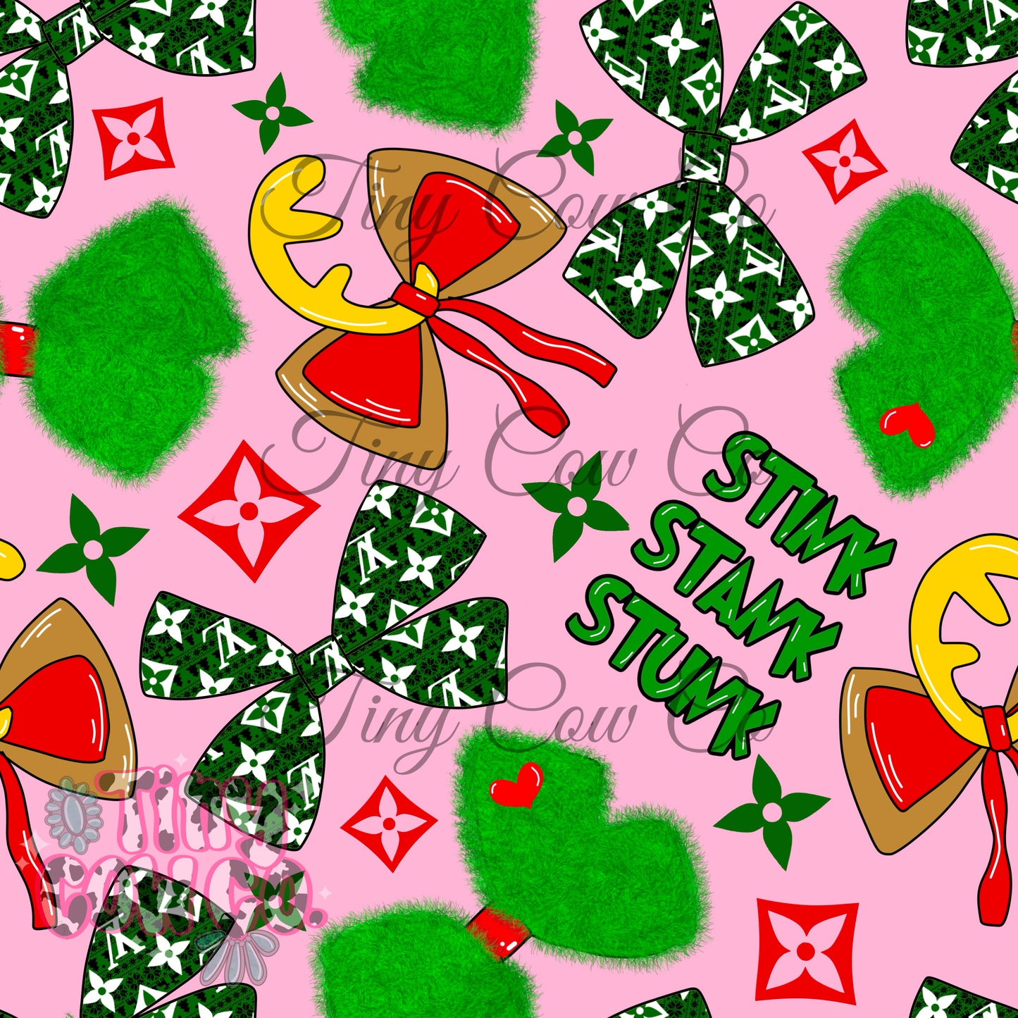 Grinch Bows MTO