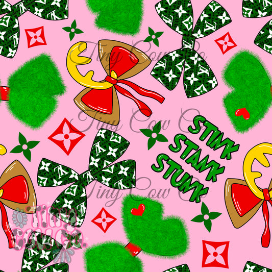 Grinch Bows MTO
