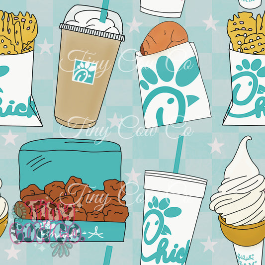 Blue Chic-fil-a MTO